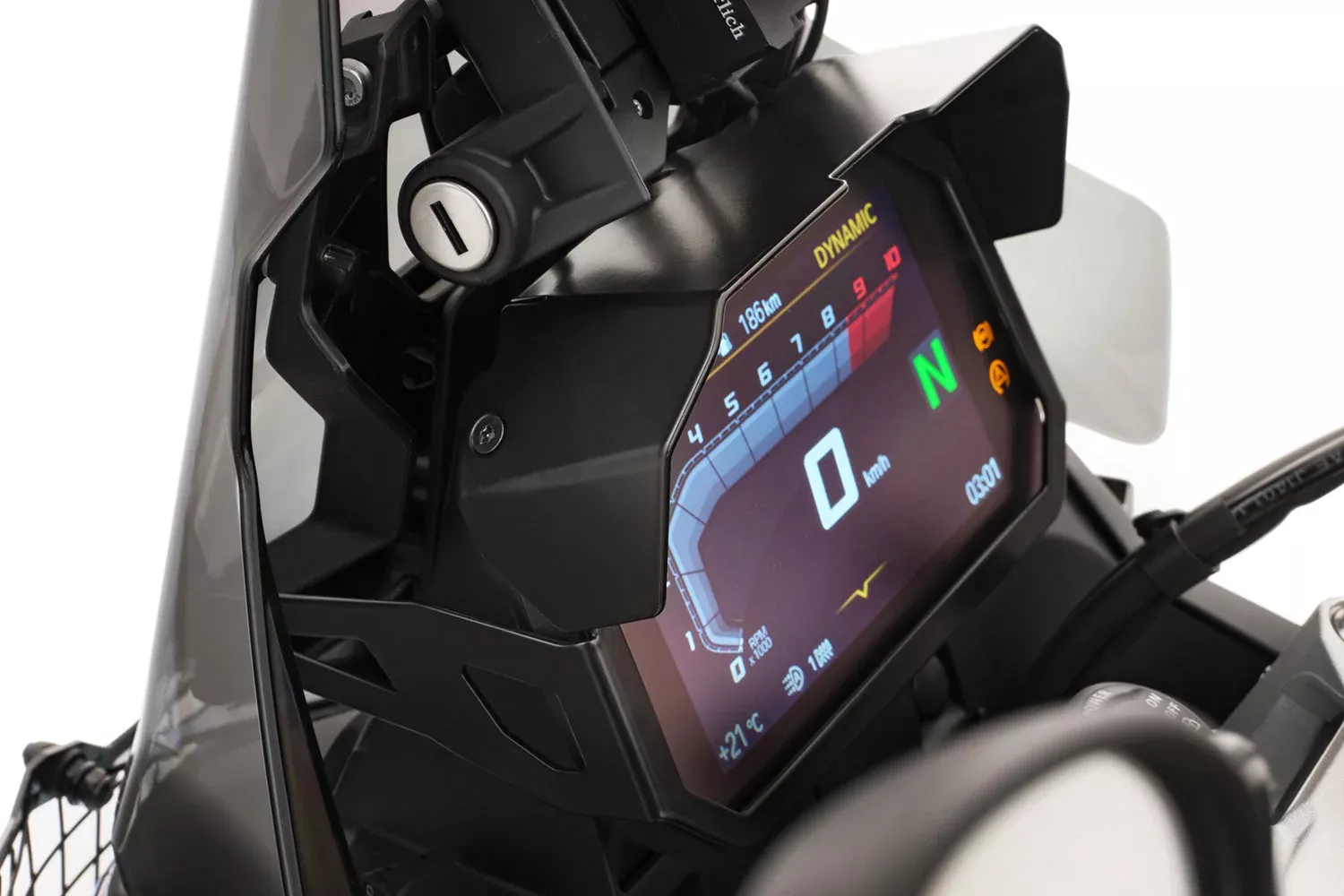 Wunderlich - Sun Visor For TFT Anti-Theft Protection for BMW F 900 GS (2023-)