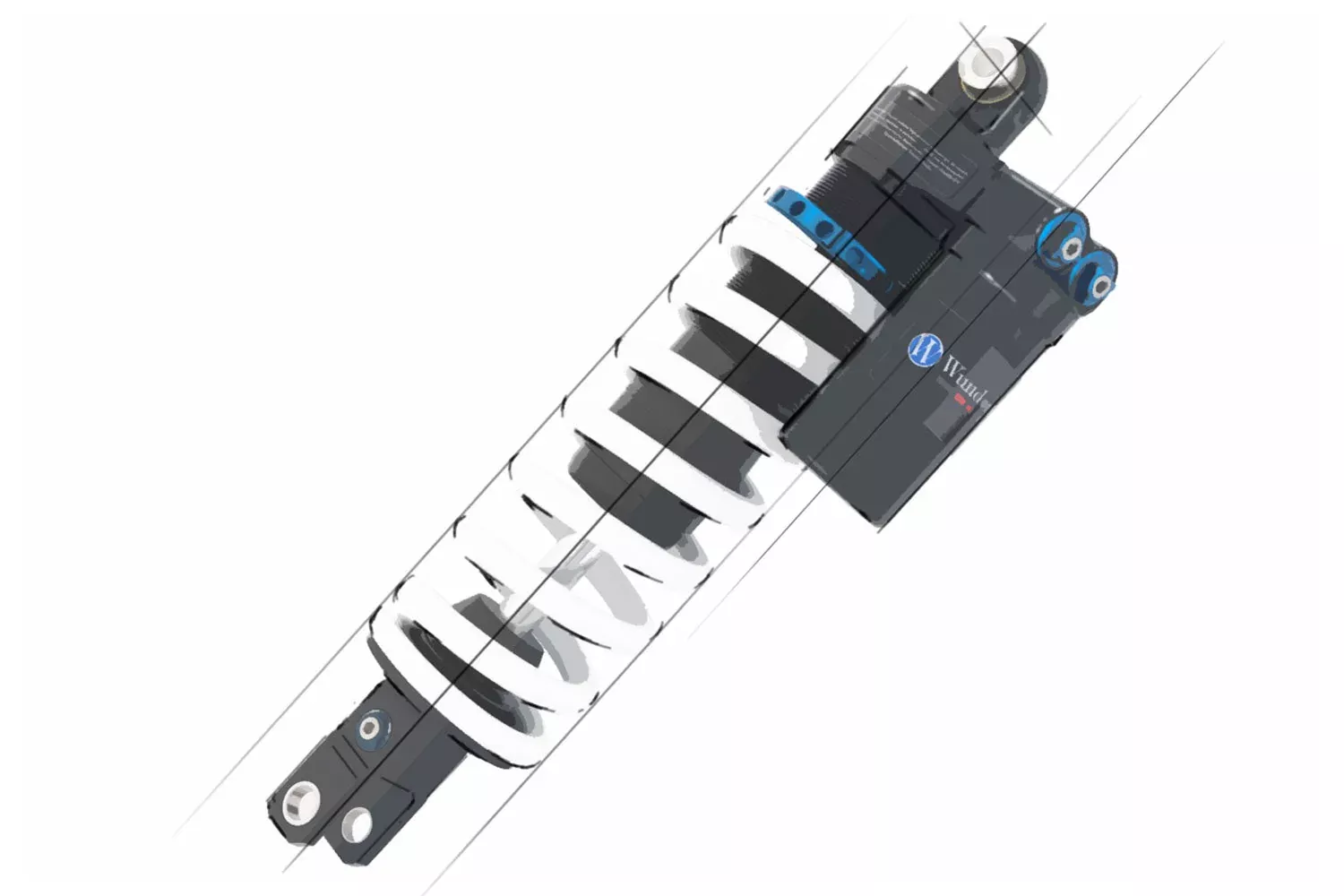 Wunderlich - Suspension Shock Absorber S4 Pro + HPA