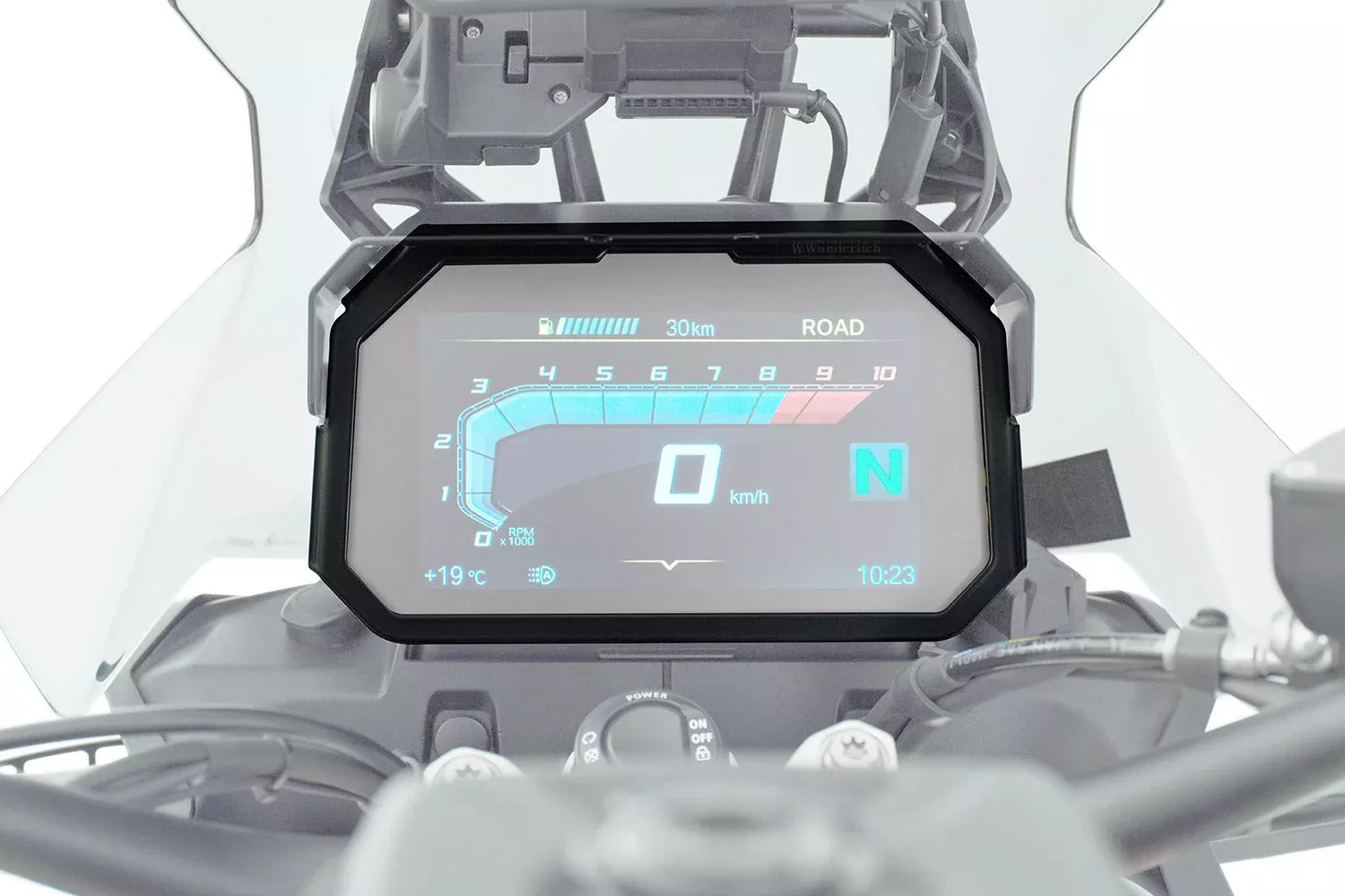 Wunderlich - TFT Display Anti-Theft Guard With Glare Shield Mounting Option for BMW F 900 GS (2023-)