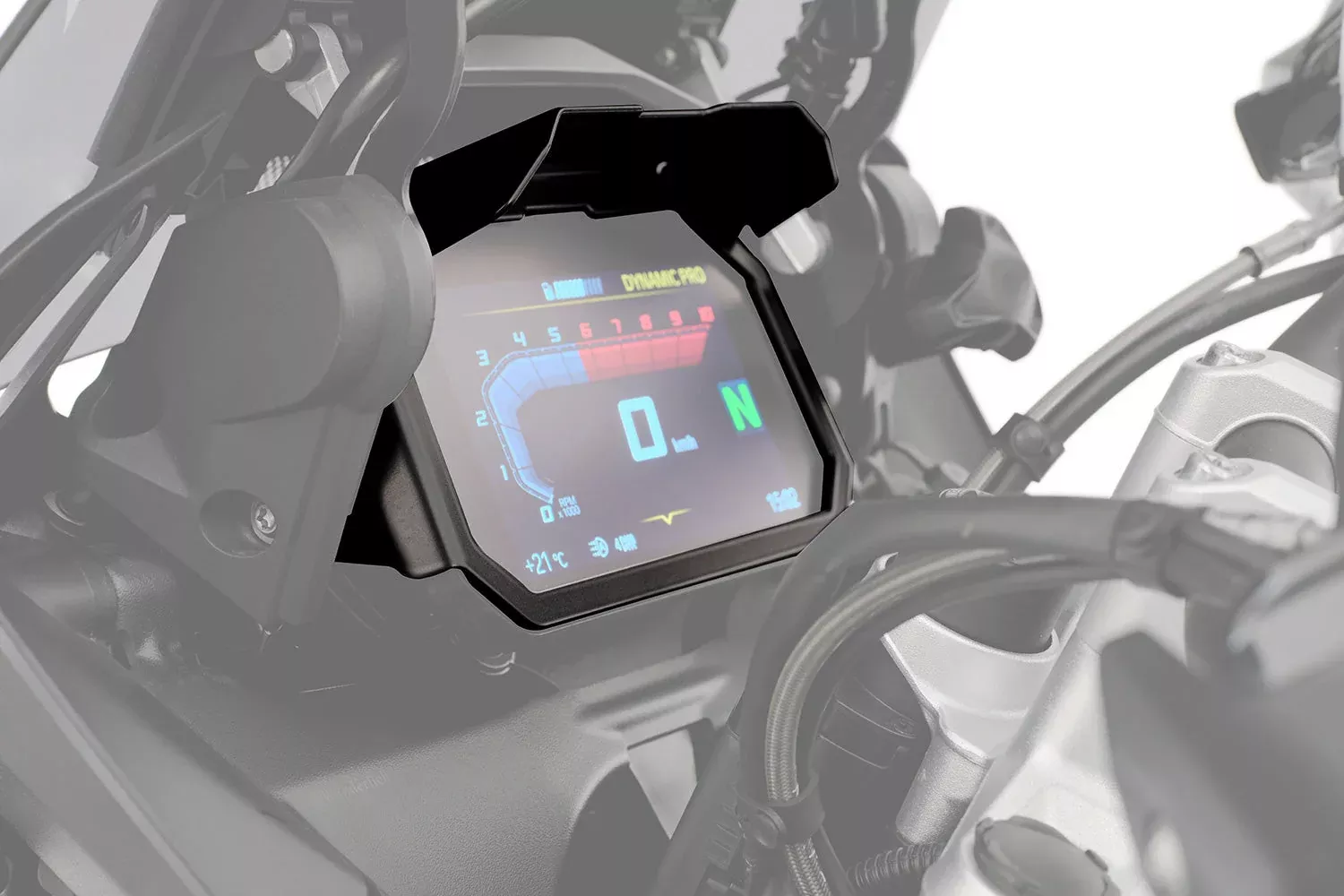 Wunderlich - TFT Display Anti-Theft Protection With Integrated Sun Visor for BMW R 1250 GS