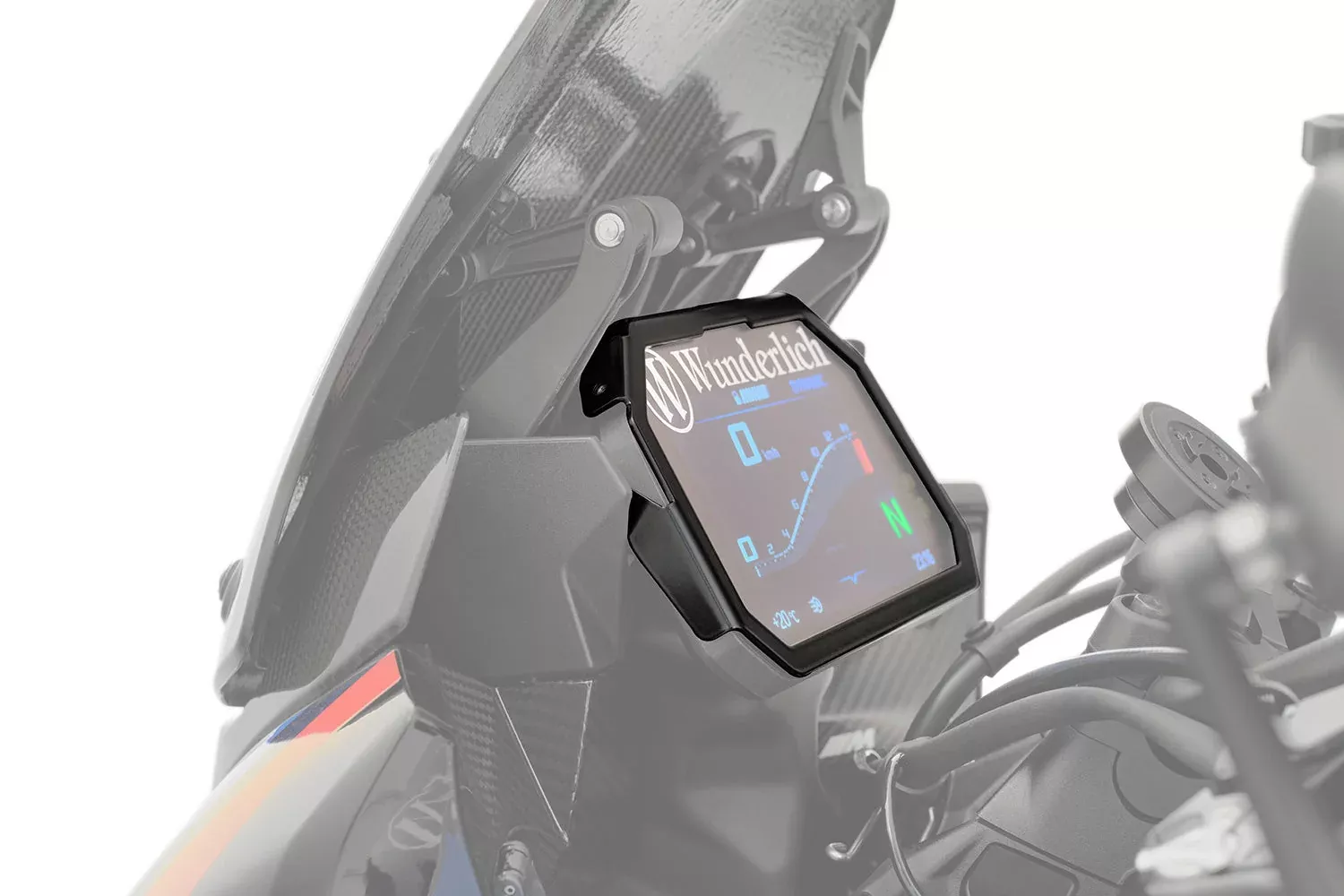 Wunderlich - TFT Display Anti-Theft Protection With Sun Visor Preparation M/for BMW S 1000 XR (2024-)