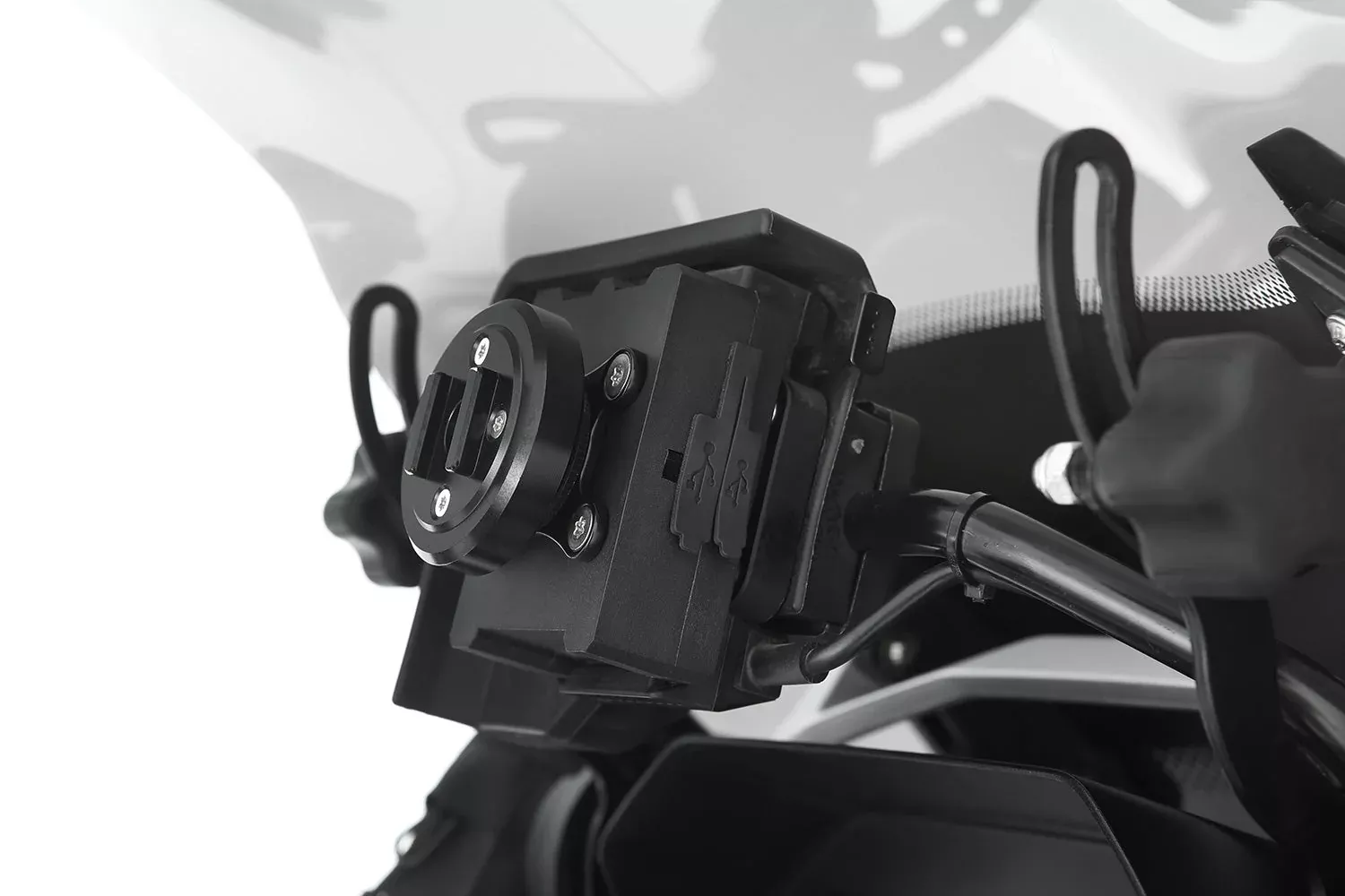 Wunderlich - USB Charging Box – SP Connect Anti Vibration Module for BMW R 1200 GS LC (2013 - 2016)
