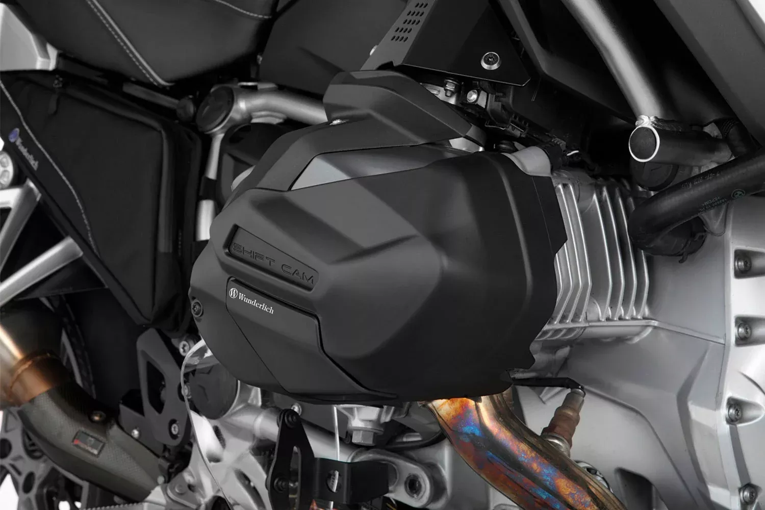 Wunderlich - Valve Cover & Cylinder Protectors Extreme Black Edition for BMW R 1250 GS