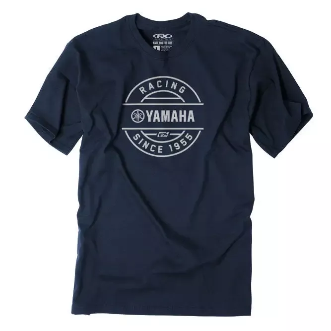 Yamaha Crest Official Licensed T-Shirt – Navy
