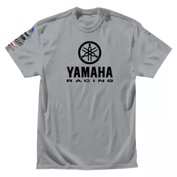 Yamaha Racing Official Licensed T-Shirt – Grey