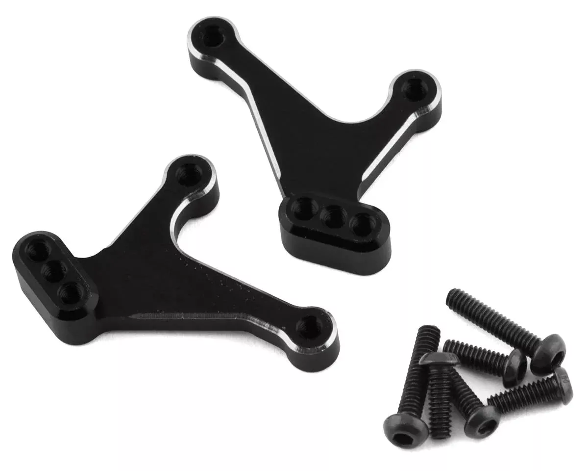 Yeah Racing Kyosho MX-01 Aluminum Adjustable Rear Shock Tower (Black) - YEA-KYMX-001