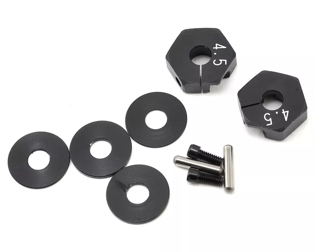 Yokomo +4.5mm Clamping Wheel Hex Hub w/Spacers (2) - YOKB7-011NBA