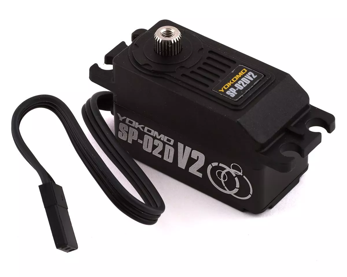 Yokomo SP-02D V2 RWD Digital Low Profile Drift Servo Black - YOKSP-02DV2A