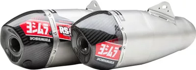 Yoshimura RS-9T Stainless Steel Dual Slip-On Mufflers for 2020-2021 Honda CRF250R / RX - 22844BR520