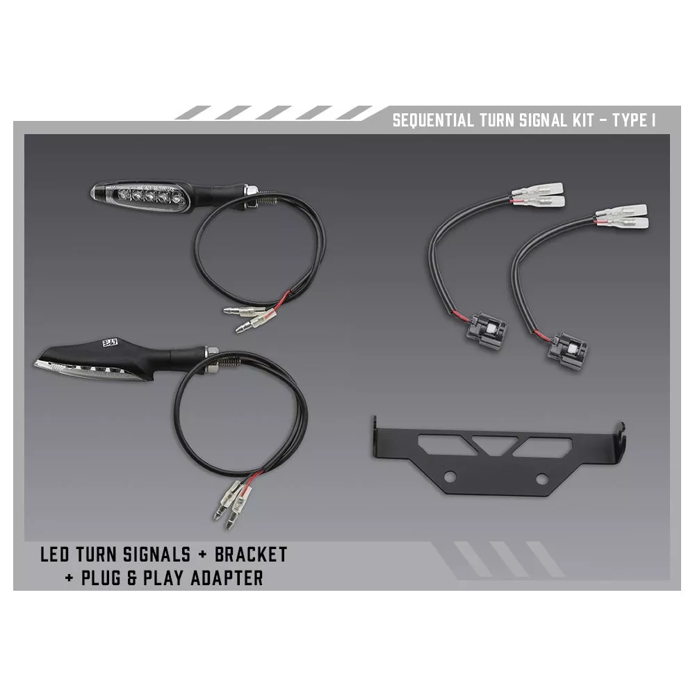 Yoshimura Type I Standard LED Signal Kit for V2 Fender Eliminators