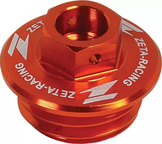 Zeta CNC Machined Oil Filler Plug with Zeta Aluminum Dipstick for Husqvarna and Husaberg Models