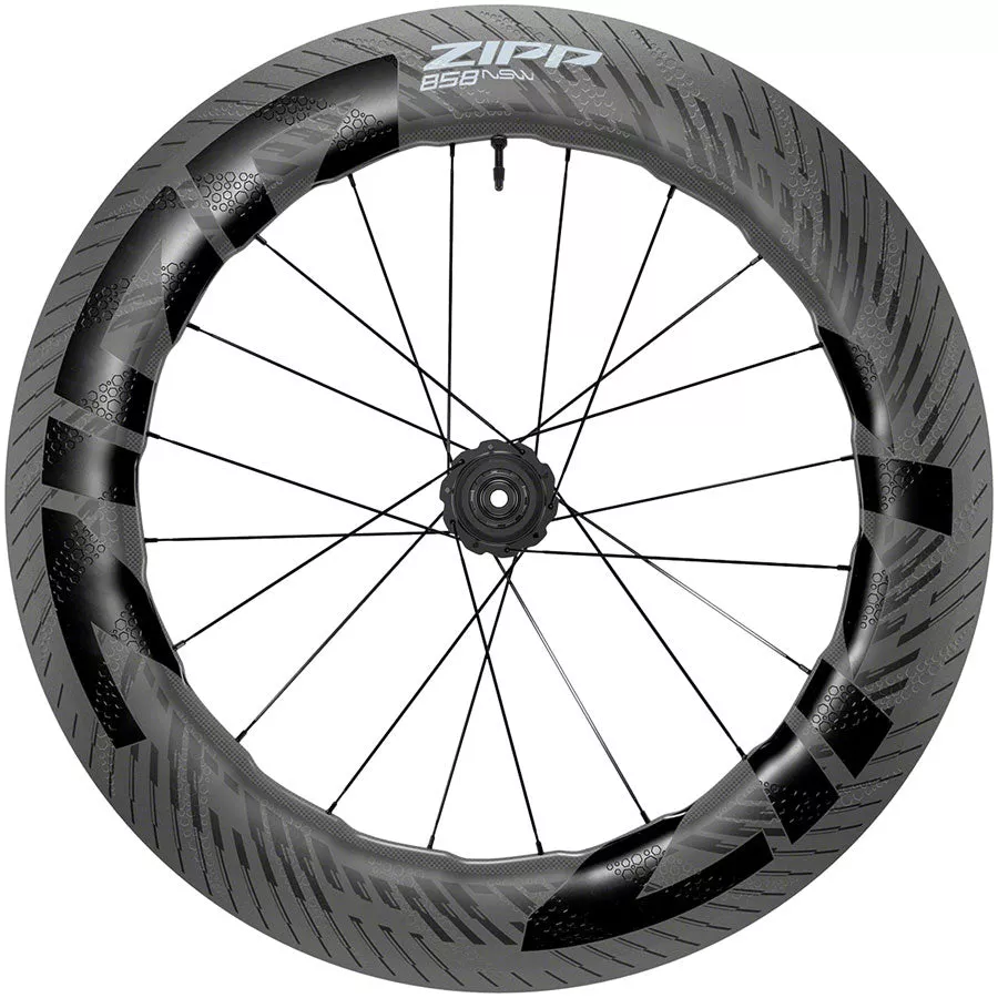 Zipp 858 NSW Rear Wheel - 700 12 x 142mm, Center-Lock, Tubeless, Carbon C1