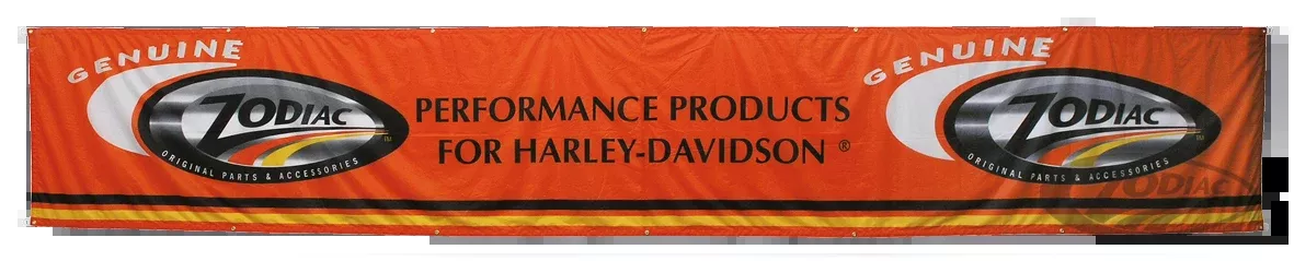 ZODIAC banner For Harley-Davidson