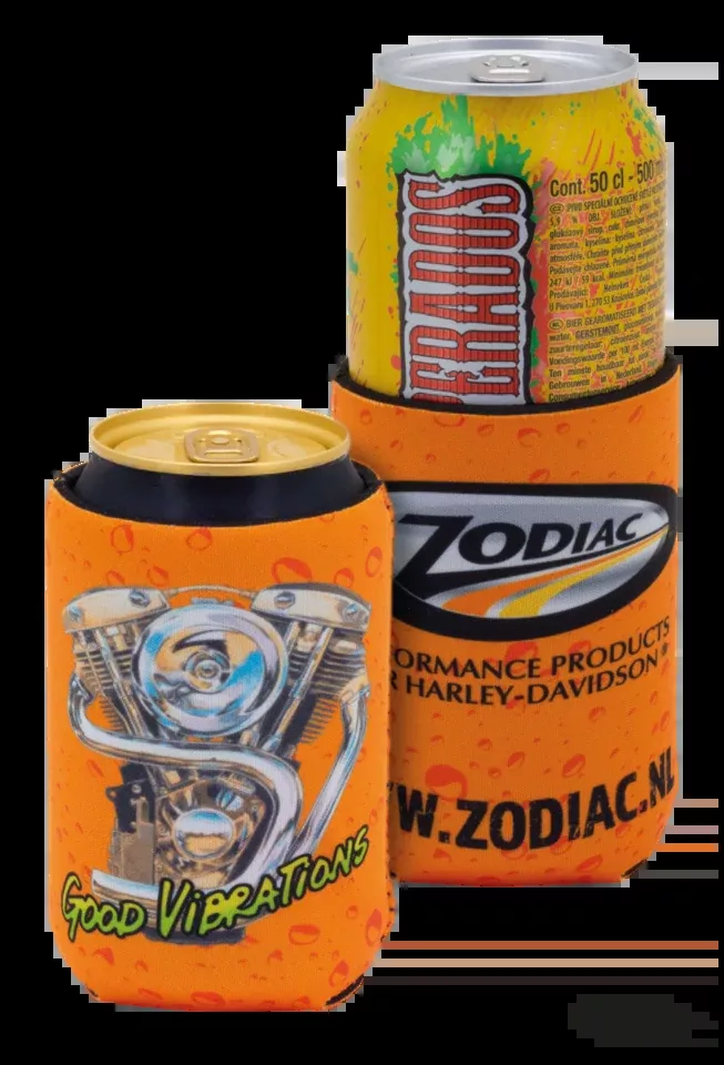 Zodiac Beer can cooler holder For Harley-Davidson