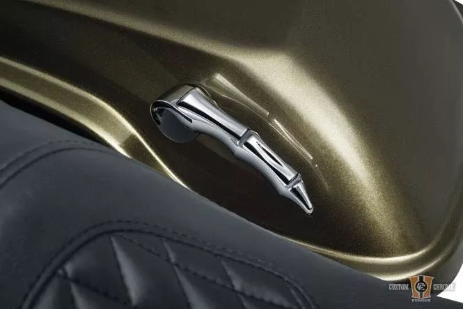 Zombie Saddlebag Latches Handle Chrome For Harley-Davidson